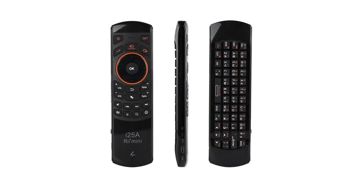 Rii mini i25A‎ - Купить аэро пульт с гироскопом. Цена на аэромышь (air ...