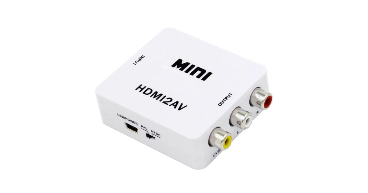 Конвертер hdmi сигнала в аналоговый av