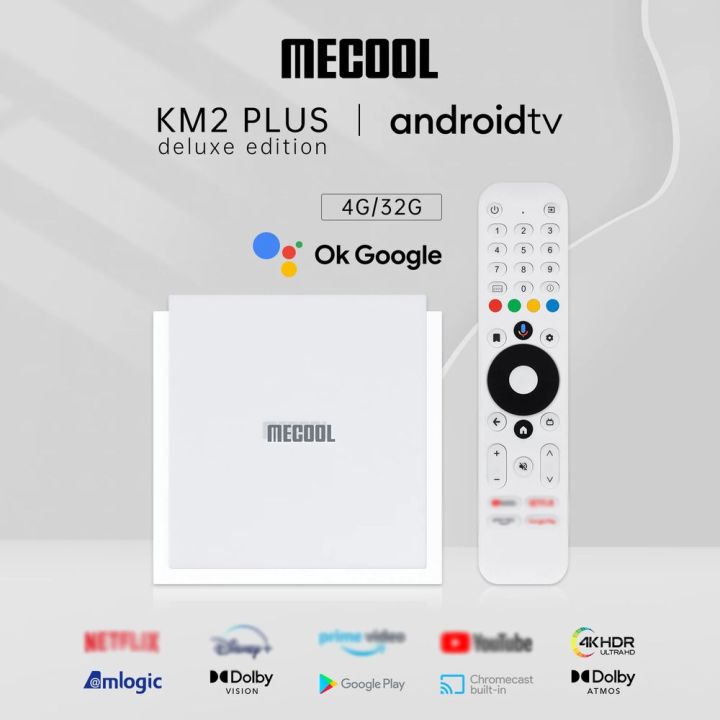Mecool KM2 Plus Deluxe 4/32 с Netflix 4k