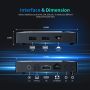 Смарт приставка X96 M200 4/64, Amlogic S905X5M, Android 14, 4K 60 FPS, Smart TV Box
