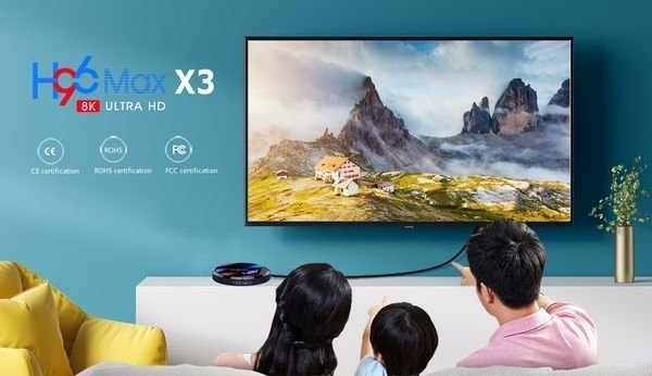Smart tv box H96 Max X3