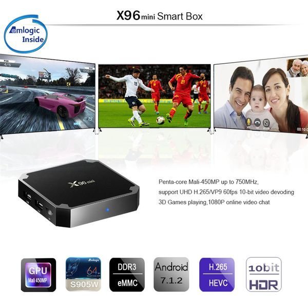 X96 Mini 2/16 Gb - Купить смарт тв приставку. Цена на android tv box